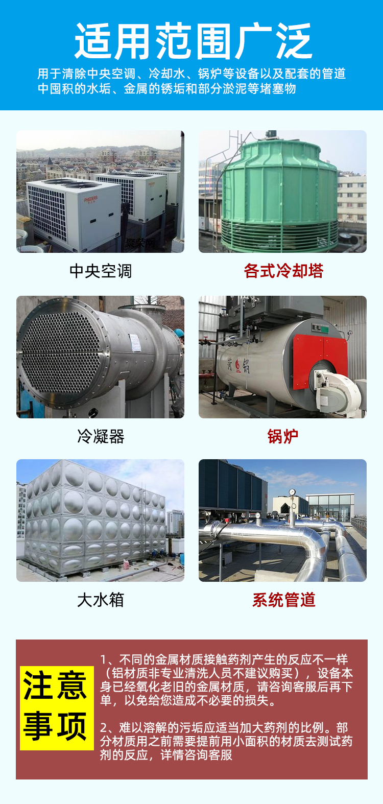 中央空調(diào)管道克垢 中央空調(diào)管道克垢