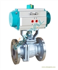 電氣動(dòng)350C高平臺(tái)襯氟球閥