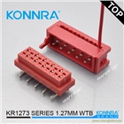 康瑞KR1273雙排SMT膠殼外焊卡座連接器供應(yīng)AMP215
